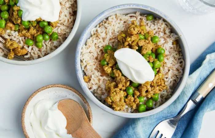 Ground Turkey Keema And Peas